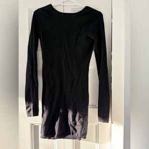 Dynamite Black Long Sleeve Dress